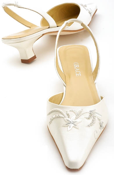 discontinues grace bridal shoes